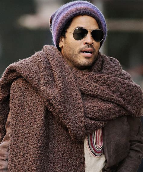 lenny kravitz big scarf picture